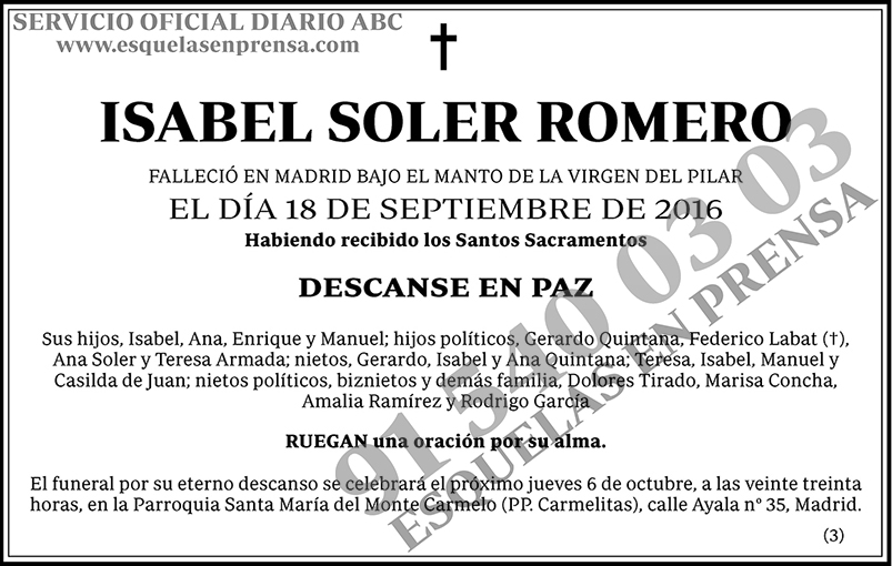 Isabel Soler Romero